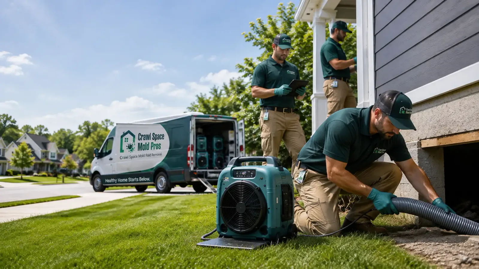 Crawl Space Mold Removal in Biola, CA